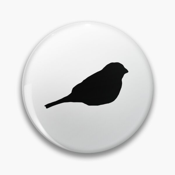 Item preview, House finch bird silhouette designed and sold by KRFNatureGifts.