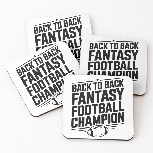 Item preview, Back to Back Fantasy Football Champion designed and sold by Frank Ring.