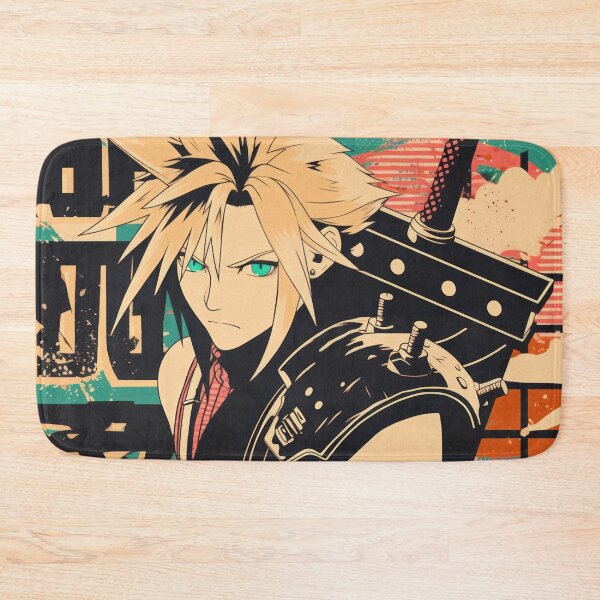 Item preview, Vintage Cloud Warned Poster  designed and sold by AnimeArsenalPrints.