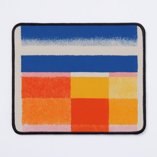 Item preview, Abstract color fields in yellow and blue designed and sold by ArtHouseNiklas.