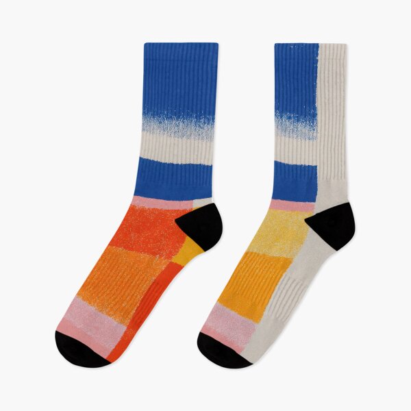 Item preview, Abstract color fields in yellow and blue designed and sold by ArtHouseNiklas.