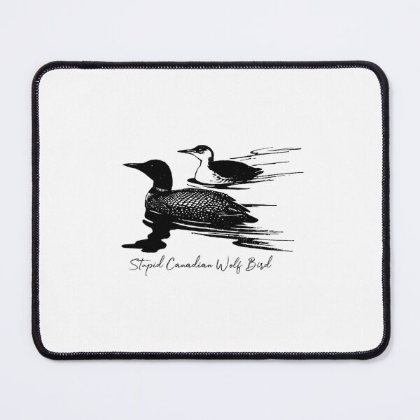 Item preview, Stupid Canadian Wolf Bird - Heated Rivalry, Pair of Loon at the Cottage, Ilya Rozanov, Shane Hollander, Hollanov designed and sold by RosefinchArt.
