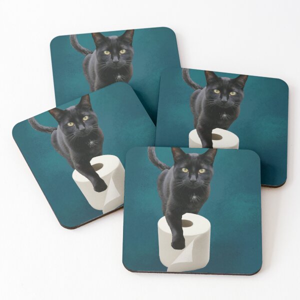 Item preview, Katze mit Klopapier designed and sold by Generalannotbe.