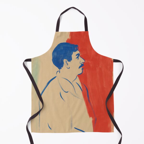 Item preview, Abstract male portrait with color block designed and sold by ArtHouseNiklas.