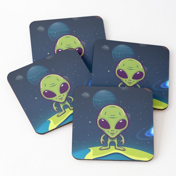 Item preview, Friendly Space Alien Graphic designed and sold by ValeriValera.
