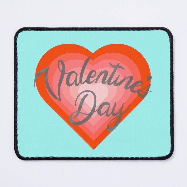 Item preview, RetromHappy Valentine`s Day Pink Heart Typography designed and sold by ValeriValera.