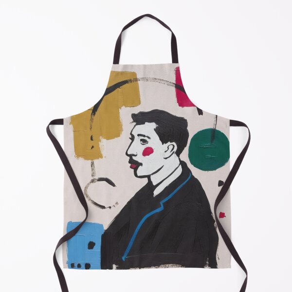 Item preview, Abstract male portrait with color shapes designed and sold by ArtHouseNiklas.