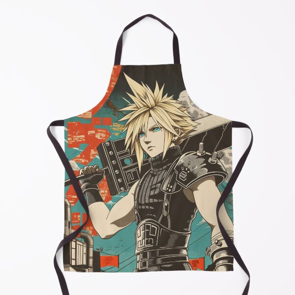 Item preview, Cloud Vintage Warned Poster  designed and sold by AnimeArsenalPrints.