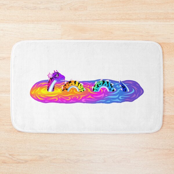Item preview, 90's Rainbow Inspired Ogopogo designed and sold by LlamaTrinkets.