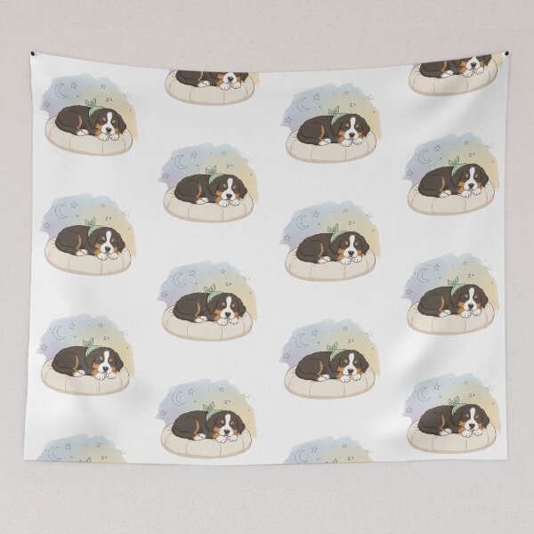 Aperçu de l'œuvre Sleeping Dog – Cute & Peaceful Dog Illustration créée et vendue par so01.