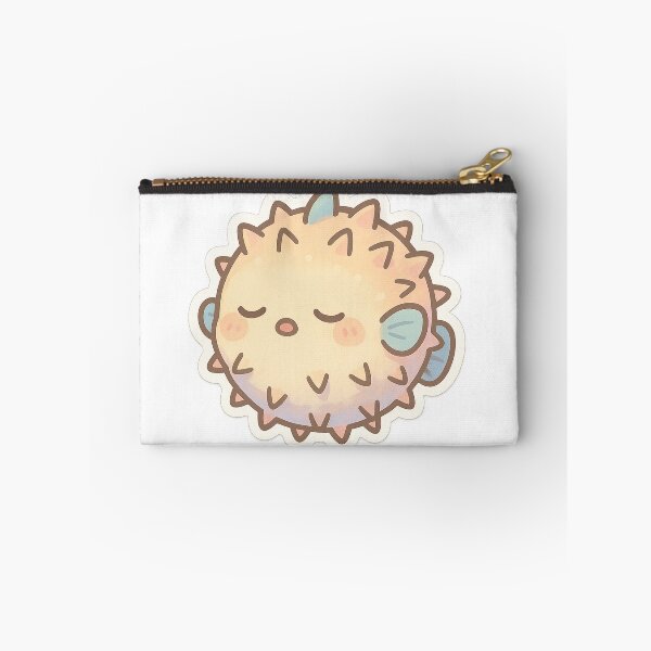 Item preview, Aesthetic Sleepy Pufferfish Sticker designed and sold by StickMint.