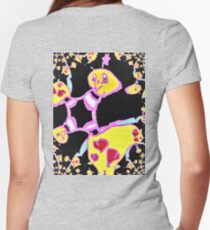Semling Multi Tailliertes T-Shirt mit V-Ausschnitt