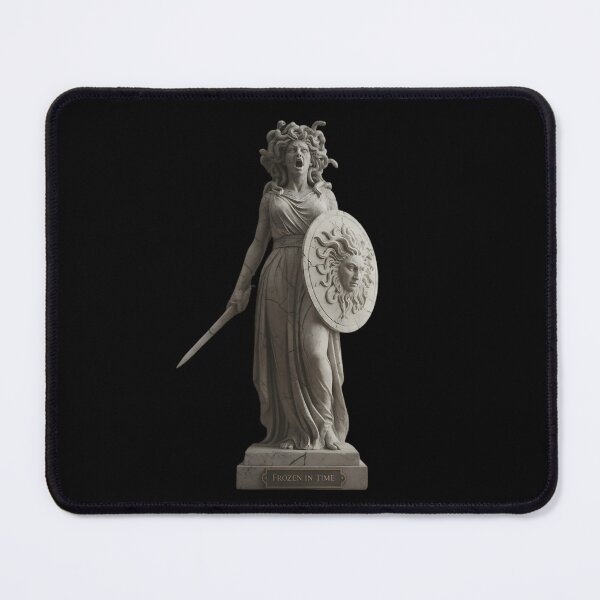 Item preview, Dark Academia Medusa Marble Statue Art designed and sold by HoruxDesign.