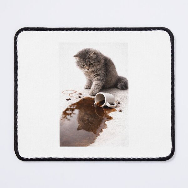 Item preview, Coffee Accident Cat designed and sold by LovelyCatGalaxy.