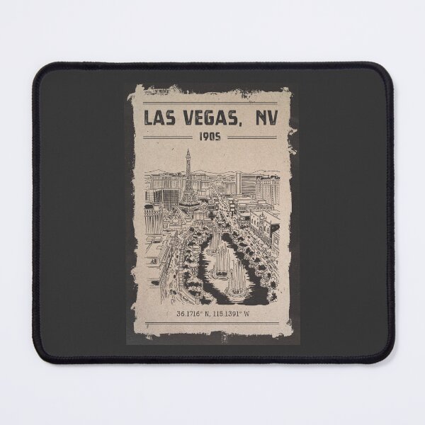 Item preview, Las Vegas Nevada Vintage Skyline Art - 1905 Architectural Engraving Style designed and sold by By Jonh.