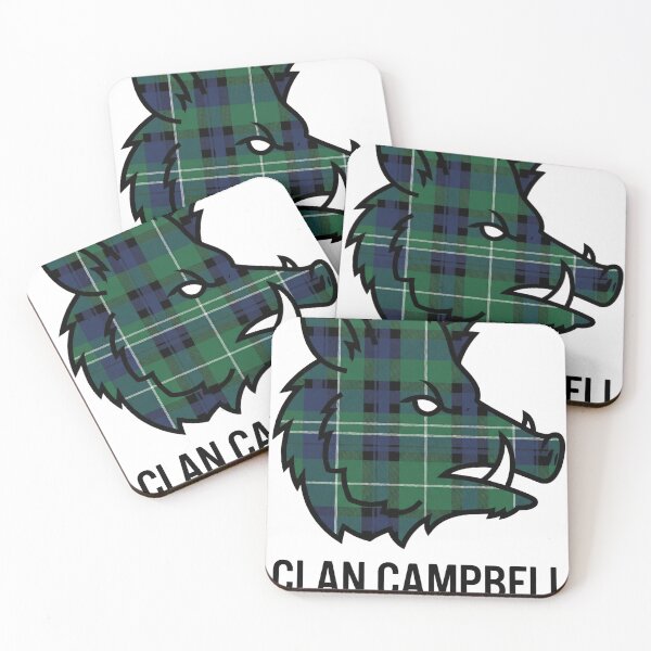 Item preview, Clan Campbell Tartan Boar designed and sold by FAFCouture.