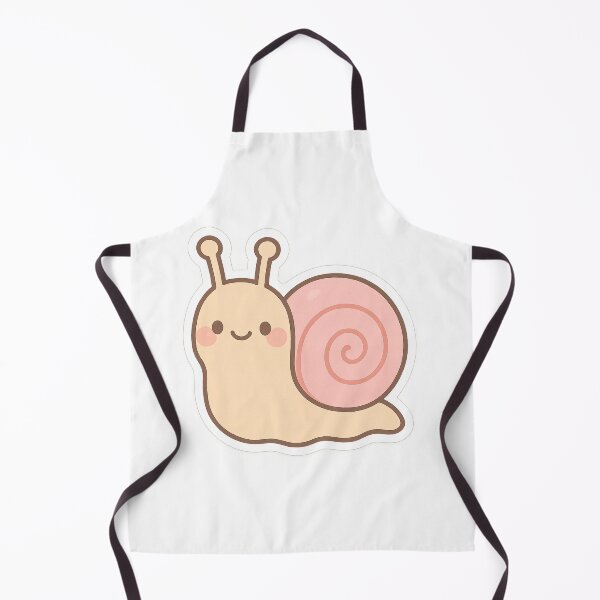 Artikelvorschau, Pastel Cheerful Snail Sticker entworfen und verkauft von StickMint.