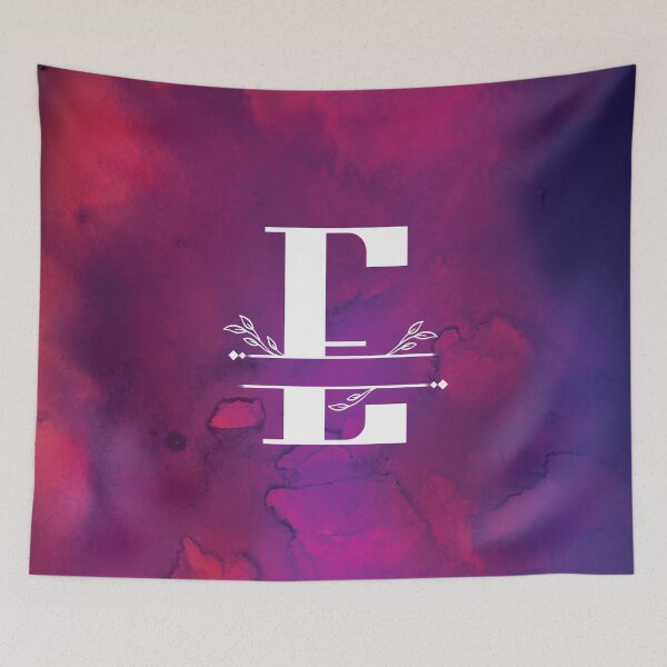 Item preview, Monogram...E... with white monogram and vibrant background designed and sold by CHASAcreative.