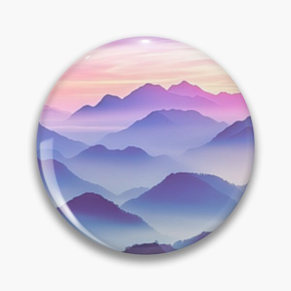 Item preview, Misty mountians pastel purple designed and sold by odysseystar1996.
