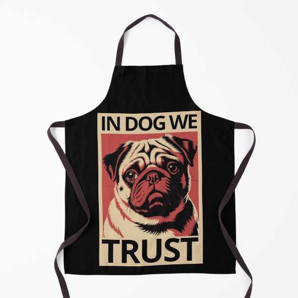 Item preview, In Pug We Trust: Cute Pug Lovers Design designed and sold by ProjectNoah.