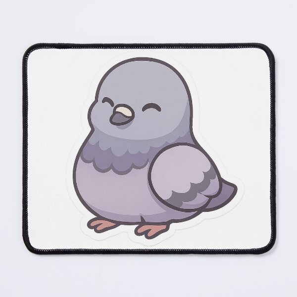 Item preview, Chibi Relaxed Pigeon Sticker designed and sold by StickMint.