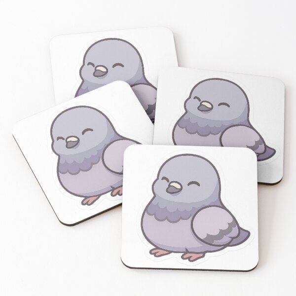 Item preview, Chibi Relaxed Pigeon Sticker designed and sold by StickMint.