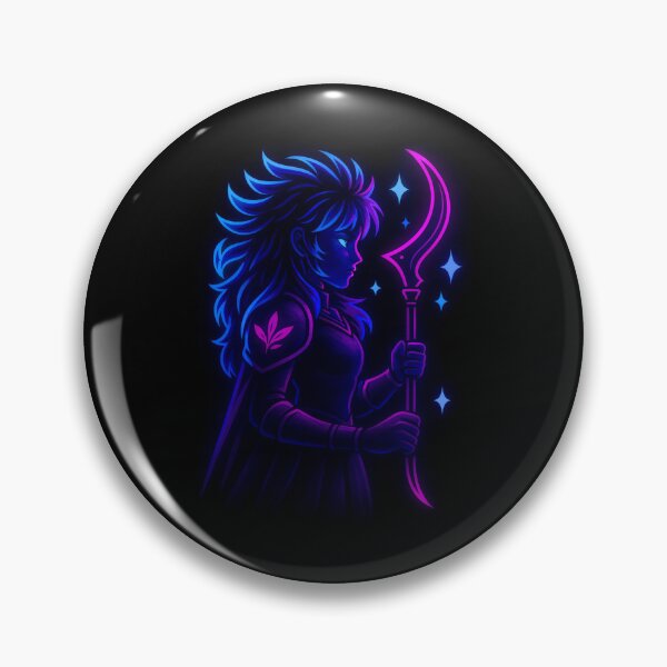 Item preview, Neon Celestial Scythe Warrior designed and sold by Brickroad Dsigns.