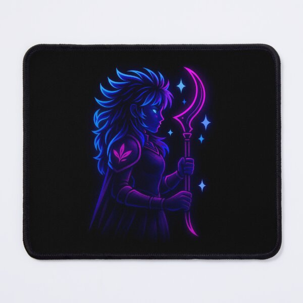 Item preview, Neon Celestial Scythe Warrior designed and sold by Brickroad Dsigns.