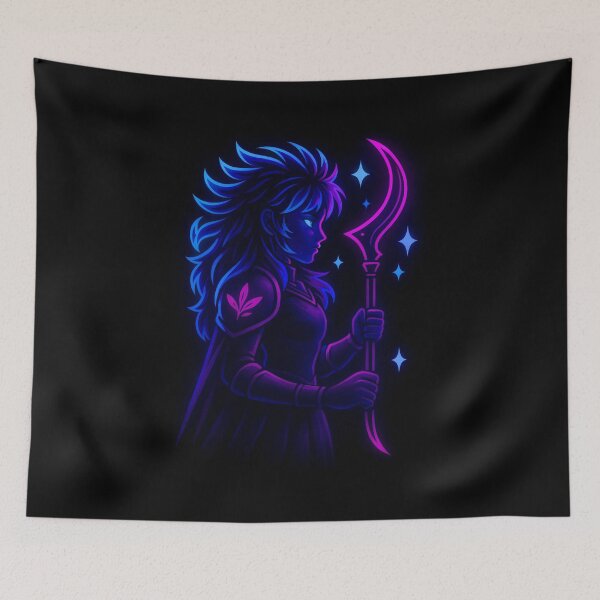 Item preview, Neon Celestial Scythe Warrior designed and sold by Brickroad Dsigns.