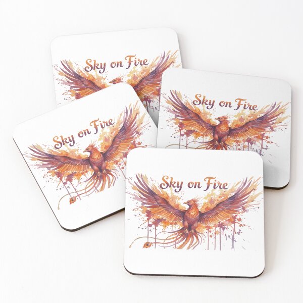 Item preview, Vibrant Watercolor Phoenix Fire Bird Art designed and sold by HoruxDesign.
