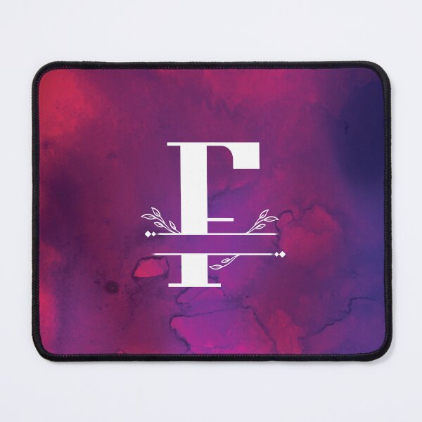 Item preview, Monogram F...... with white monogram and vibrant background designed and sold by CHASAcreative.