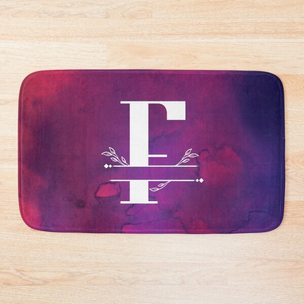 Item preview, Monogram F...... with white monogram and vibrant background designed and sold by CHASAcreative.