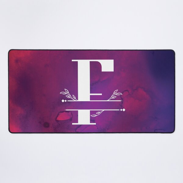 Item preview, Monogram F...... with white monogram and vibrant background designed and sold by CHASAcreative.