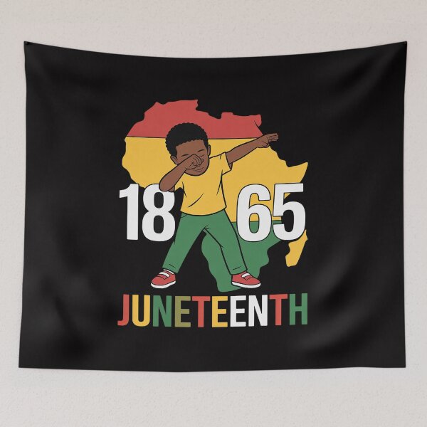 Item preview, juneteenth Dabbing Boy Kids Boys Men Black African designed and sold by berniceschm.