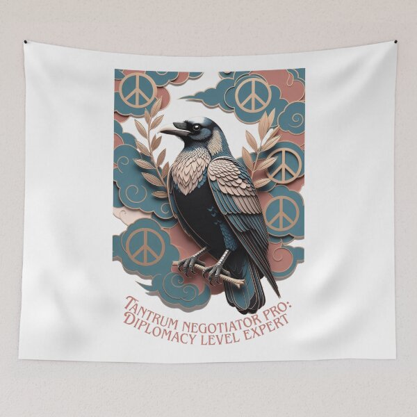 Item preview, Raven Tantrum Mediator T Shirt, Diplomacy Expert Mug, Sarcastic Mom Gift designed and sold by YMLux.