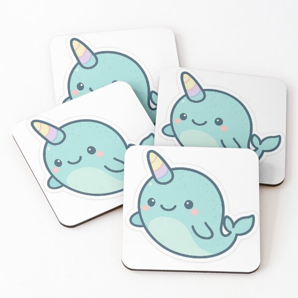 Item preview, Pastel Playful Narwhal Stickers designed and sold by StickMint.