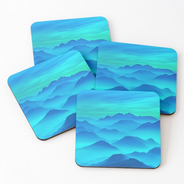 Item preview, Misty mountians blue designed and sold by odysseystar1996.
