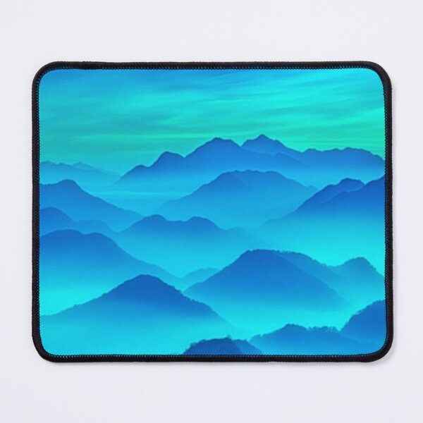 Item preview, Misty mountians blue designed and sold by odysseystar1996.