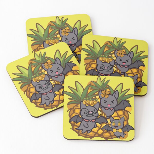 Item preview, Cute Pineapple Bats Trio designed and sold by Kanniax.