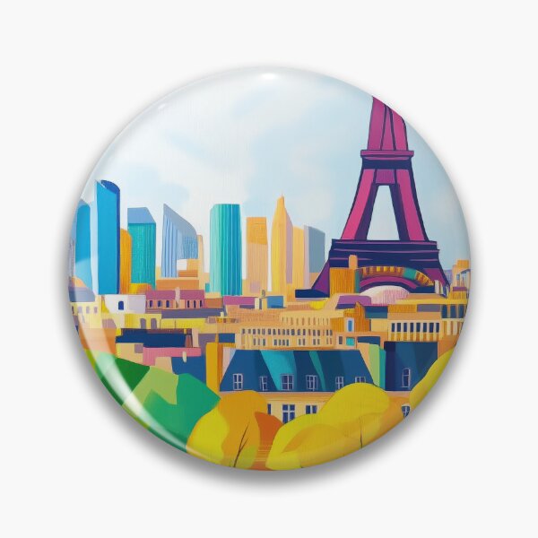 Item preview, Paris Skyline – Daylight Bloom designed and sold by SkylineVistas Designs.