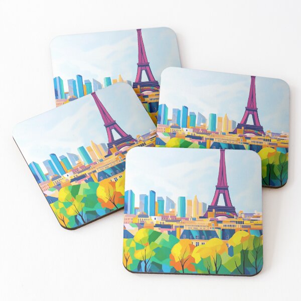 Item preview, Paris Skyline – Daylight Bloom designed and sold by SkylineVistas Designs.
