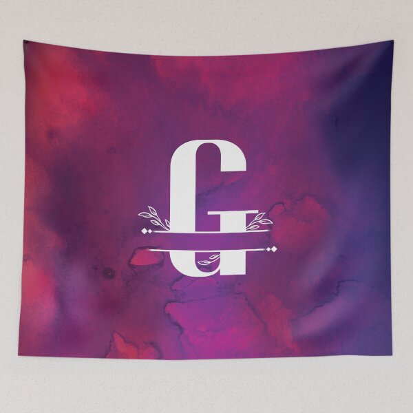 Item preview, Monogram...G... with white monogram and vibrant background designed and sold by CHASAcreative.