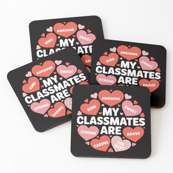 Item preview, My Classmates Are Positive Hearts Valentines Day Students designed and sold by sonlylya.