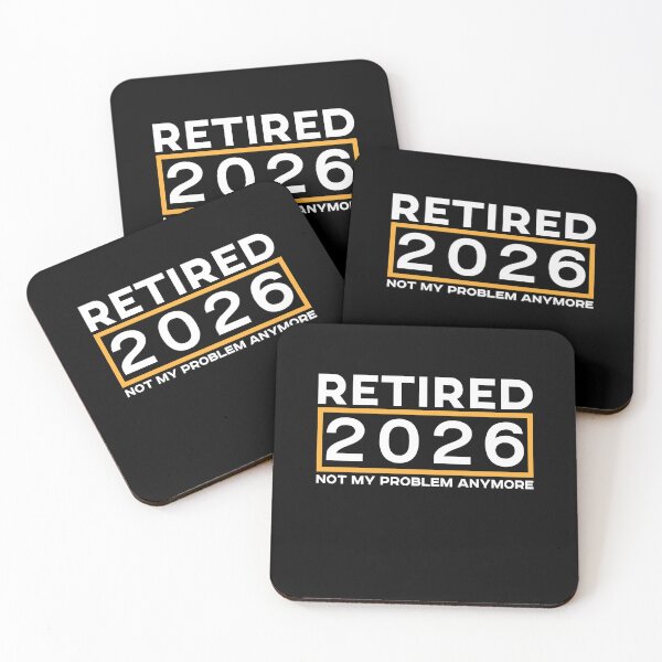 Item preview, RETIRED 2026 NOT MY PROBLEM ANYMORE designed and sold by wowshooop.