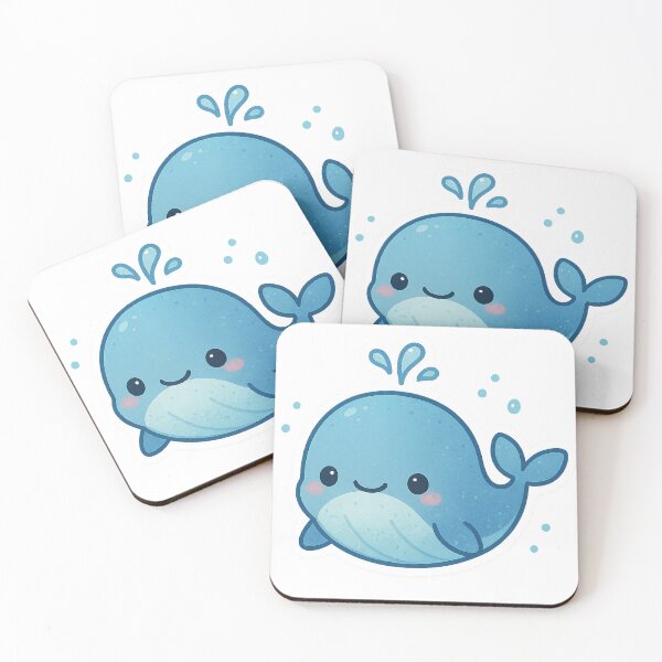 Item preview, Chibi Relaxed Whale Sticker designed and sold by StickMint.