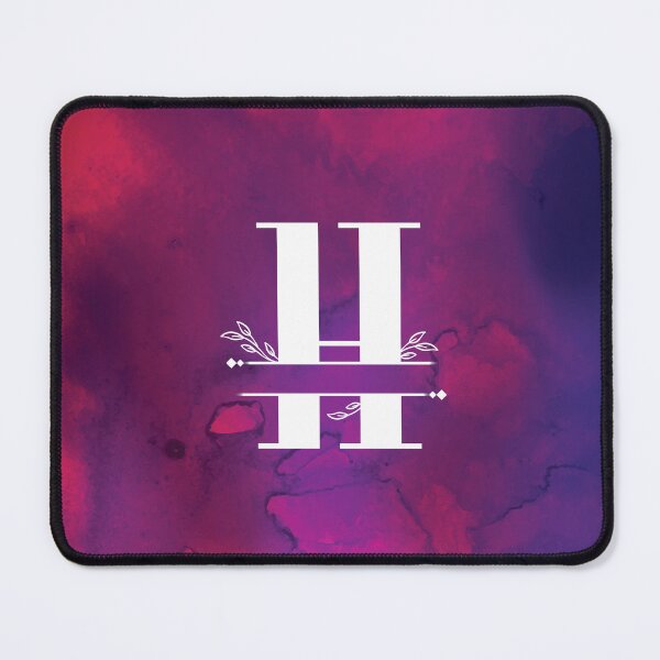 Item preview, Monogram...H... with white monogram and vibrant background designed and sold by CHASAcreative.