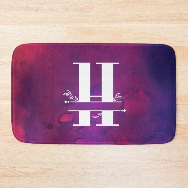 Item preview, Monogram...H... with white monogram and vibrant background designed and sold by CHASAcreative.