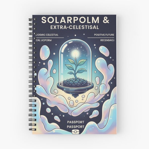 Item preview, Intergalactic Botanical Garden Passport – Solarpunk Alien Plant Capsule – Futuristic Aesthetic designed and sold by Design_Your_Day.