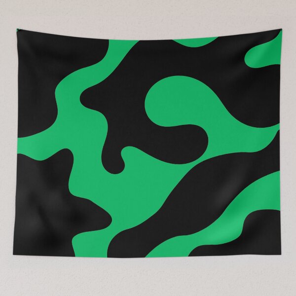 Item preview, Abstract Green Camo Pattern Black and Neon Green Design designed and sold by DesignsVault.