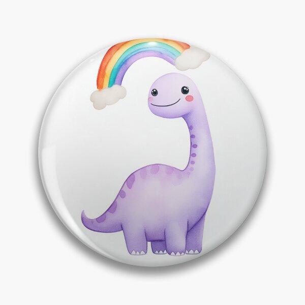 Item preview, Brontosaurus Dinosaur Rainbow designed and sold by Swing Set Studios.